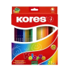 KORES Színes ceruza készlet, háromszögletű, KORES "Tria
