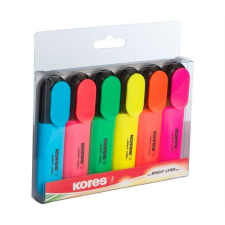 KORES szövegkiemelő készlet 0,5-5 mm 6 szín (36160) (ko36160) filctoll, marker