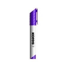 KORES Tábla- és flipchart marker, 1-3 mm, kúpos,  "K-Marker", lila filctoll, marker