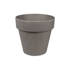 Környezetbarát virágcserép, szürkés barna, 30 cm (1410031) kerti tárolás