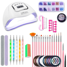  Körömdíszítő szett - TZ6 - SUN X5 MAX UV/LED lámpával uv lámpa