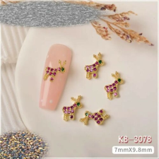  Körömékszer - Karácsony elegáns cirkónia kővel K8-3078 körömdíszítő
