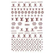Körömmatrica - D054 Fashion körömdíszítő