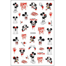  Körömmatrica - D209 Halloween Mickey körömdíszítő