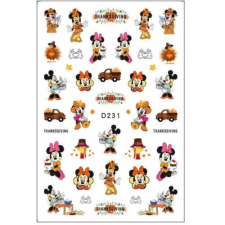  Körömmatrica - D231 Halloween Mickey ősz körömdíszítő