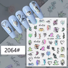 Körömmatrica - JO-2064 hologrammos körömdíszítő