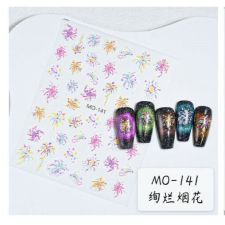  Körömmatrica - MO-141 Karácsony tüziijáték körömdíszítő