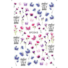  Körömmatrica - XF3343 körömdíszítő