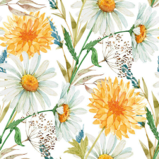 Körömvirág Wildflowers szalvéta 20 db-os 33x33 cm papírárú, csomagoló és tárolóeszköz