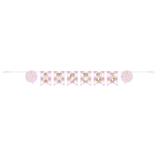 KORREKT WEB 1st Birthday Pink, Első születésnap papír felirat 182 cm party kellék