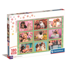 KORREKT WEB Állatos Puppies Collage 180 db-os puzzle Clementoni puzzle, kirakós