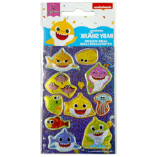 KORREKT WEB Baby Shark hologrammos matrica szett matrica
