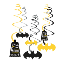 KORREKT WEB Batman szalag dekoráció 6 db-os szett party kellék