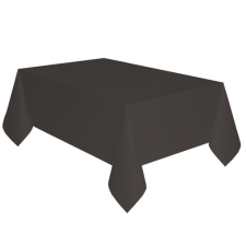 KORREKT WEB Black, Fekete papír asztalterítő 137x274 cm party kellék