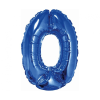 KORREKT WEB Blue, Kék 0-ás mini szám fólia lufi 35 cm