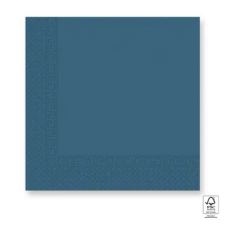 KORREKT WEB Blue Unicolour, Kék szalvéta 20 db-os 33x33 cm FSC party kellék