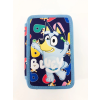 KORREKT WEB Bluey Color gyerek három emeletes töltött tolltartó