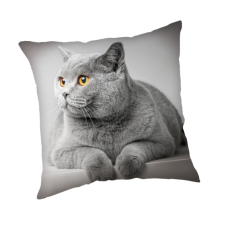 KORREKT WEB Cicás Grey párnahuzat 45x45 cm lakástextília