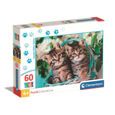 KORREKT WEB Cicás Lovely Twins 60 db-os puzzle Clementoni puzzle, kirakós