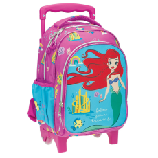KORREKT WEB Disney Hercegnők Ariel Dreams gurulós ovis hátizsák, táska 30 cm
