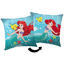 KORREKT WEB Disney Hercegnők, Ariel párna, díszpárna 35x35 cm lakástextília