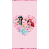 KORREKT WEB Disney Hercegnők Heartfelt Friendship fürdőlepedő, strand törölköző 70x140cm