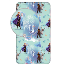 KORREKT WEB Disney Jégvarázs White Trees gumis lepedő 90x200 cm lakástextília