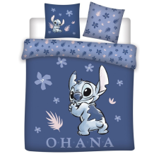 KORREKT WEB Disney Lilo és Stitch, A csillagkutya Ohana dupla, kétszemélyes ágyneműhuzat 240×220cm, 65x65 cm lakástextília