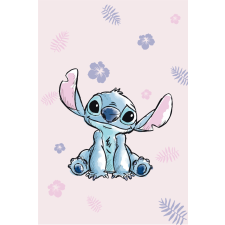 KORREKT WEB Disney Lilo és Stitch, A csillagkutya Pink mikroflanel takaró 100x150cm lakástextília