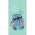 KORREKT WEB Disney Lilo és Stitch, A csillagkutya Starstitch fürdőlepedő, strand törölköző 70x140cm