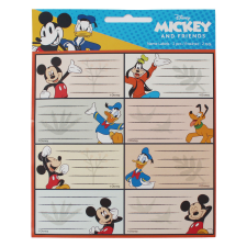 KORREKT WEB Disney Mickey Fun füzetcímke 16 db-os füzetcímke