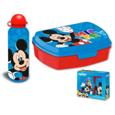 KORREKT WEB Disney Mickey Play szendvicsdoboz + alumínium kulacs szett uzsonnás doboz