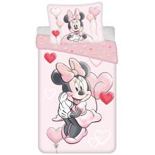 KORREKT WEB Disney Minnie Heart Balloons ágyneműhuzat 140×200cm, 70×90 cm lakástextília