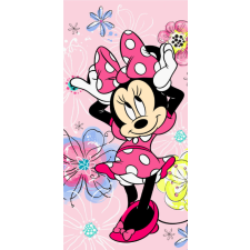 KORREKT WEB Disney Minnie Pink Bow fürdőlepedő, strand törölköző 70*140cm lakástextília