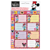 KORREKT WEB Disney Minnie Wink füzetcímke matricával 16 db-os