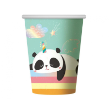 KORREKT WEB Dreamy Panda papír pohár 6 db-os 266 ml party kellék