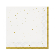 KORREKT WEB Gold Celebrate szalvéta 20 db-os 33x33 cm party kellék