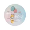 KORREKT WEB Happy Birthday Fox, Róka papírtányér 6 db-os 18 cm
