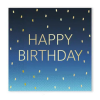 KORREKT WEB Happy Birthday Golden Blue szalvéta 20 db-os 33x33 cm FSC