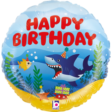 KORREKT WEB Happy Birthday Ocean mini fólia lufi 19 cm (WP) party kellék