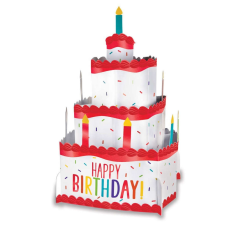 KORREKT WEB Happy Birthday Színes asztali dekoráció party kellék