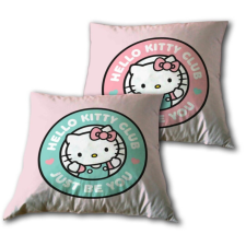KORREKT WEB Hello Kitty Club párna, díszpárna 40x40 cm Velúr lakástextília