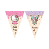 KORREKT WEB Hello Kitty Kuromi zászlófüzér FSC 2,3 m
