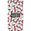 KORREKT WEB Hello Kitty Red Bows fürdőlepedő, strand törölköző 70x140cm