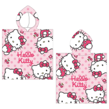 KORREKT WEB Hello Kitty strand törölköző poncsó 50x115 cm (Fast Dry) lakástextília