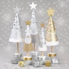 KORREKT WEB Karácsony Handmade Trees szalvéta 20 db-os 33x33 cm papírárú, csomagoló és tárolóeszköz