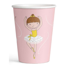 KORREKT WEB Little Dancer papír pohár 8 db-os 250 ml party kellék