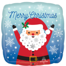 KORREKT WEB Merry Christmas Santa, Karácsonyi fólia lufi 43 cm party kellék