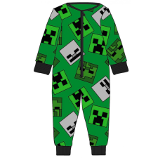 KORREKT WEB Minecraft gyerek hosszú pizsama, overál 3/4 év gyerek hálóing, pizsama