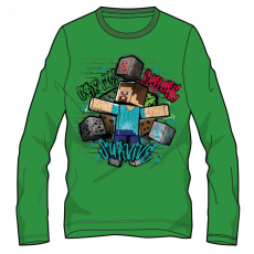 KORREKT WEB Minecraft gyerek hosszú ujjú póló, felső 6 év